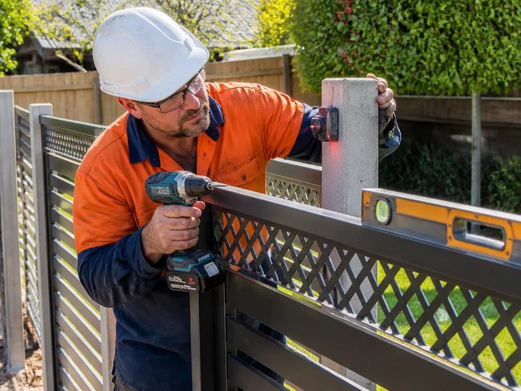 Aluminum Fence Installation