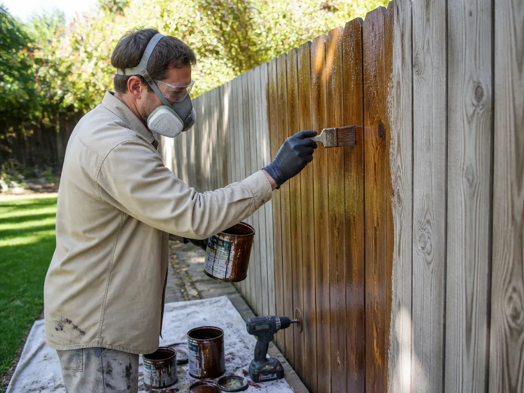Fence Staining