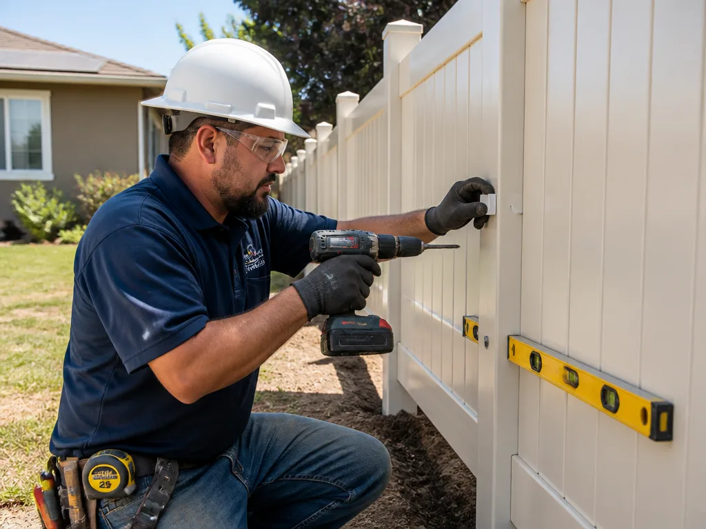 Vinyl Fence Installation