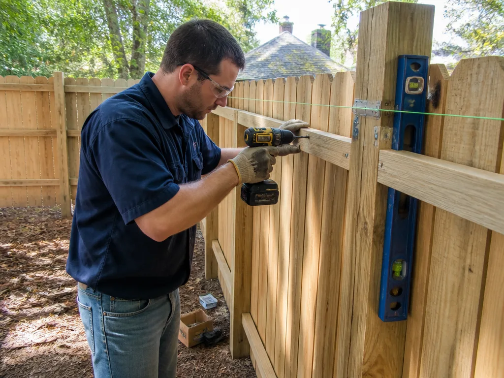 Wood Fence Installation